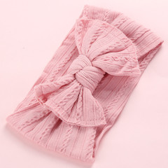 Hot Sale Toddler Girl Nylon Elastics Super Soft Wide Hair Bows baby headbands for Infant