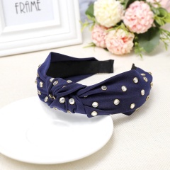 Wholesale amazon popular fabric headband rhinestone hair bands for adult