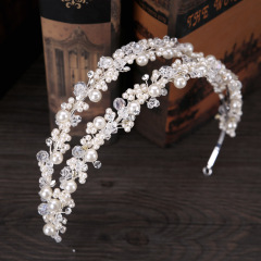 Wholesale women korea fashion hair band wedding bridal pearl headband