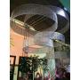 many designs metal circle restaurant party ceiling hanging decoration