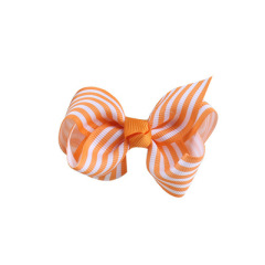 Babies wave point rib fabric bows knot hair clips for girls hair accessories