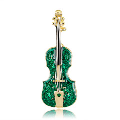 Fashion custom jewelry personality women girls or men metal violin brooches