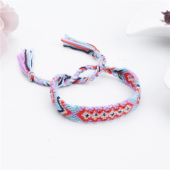 Bohemian ethnic wind braided friendship bracelet colorful totem jewelry Nepal bracelet