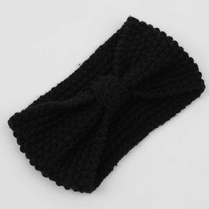 Wholesale women baby bulk fabric elastic winter wool knitted headbands Wholesale women baby bulk fabric elastic winter wool knitted headbands