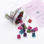 Wholesale new arrival korean 40pcs one box mini plastic hair claw clips for girls Wholesale new arrival korean 40pcs one box mini plastic hair claw clips for girls