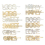 NO SLIP Ins custom girls rhinestone letter alphabet hair clips for women NO SLIP Ins custom girls rhinestone letter alphabet hair clips for women
