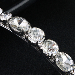 Handmade crystal hair accessories hairband clip wedding bridal hairpins