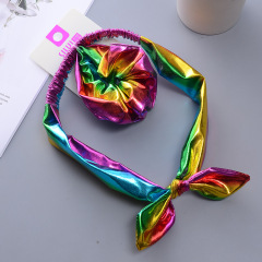 New Neon glitter ponytail holder Women hair band Hair Scrunchies Hair Ties New Neon glitter ponytail holder Women hair band Hair Scrunchies Hair Ties