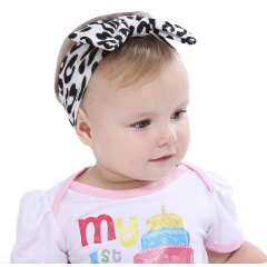 2019 Leopard baby multi style elastic bow knot hairband girls hair accessories 2019 Leopard baby multi style elastic bow knot hairband girls hair accessories