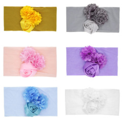 2020 Spring big flower hair band baby girl's headband kids hair accessories