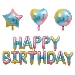 Colorful Custom Star Love Foil Balloon 18 Birthday Party Decorations