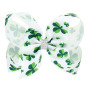 St.Patrick's Day babies green four-leaf clover bows knot hair clips for girls hair accessories