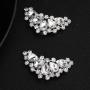Manufacturers custom  diamond shoe buckle  bride wedding accessories shoes accessories  glass diamond shoe buckle