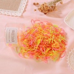 New Colorful TPU Hair Bands Rubber Elastics Ponytail Lines for girls