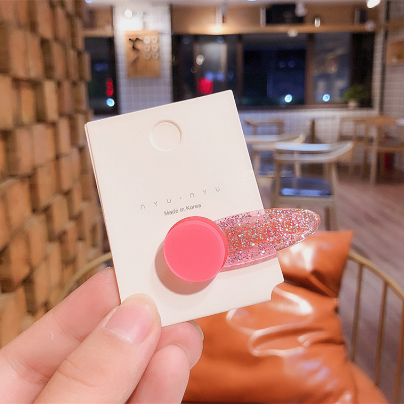 wholesale korean cute shape children girls bling bling Duckbill hair clips