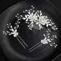 amazon ins fancy chinese custom wedding bridal accessories bridal with pearl comb pins