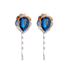 2019 hot sale hair clip diamond hair accessories for ladies kids stone hairpin