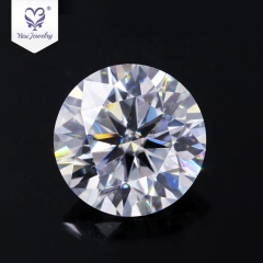 Vvs1 D color popular style wuzhou pure white moissanite wafer for wedding band