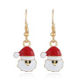 New fashion creative cartoon cute Santa earring accessories Christmas series earrings New fashion creative cartoon cute Santa earring accessories Christmas series earrings