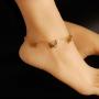 2020 New style beach foot jewelry hollow butterfly pendant anklets for women
