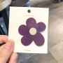 Victoria Baroque Simple colorful non-slip fabric flower barrette hair clip Victoria Baroque Simple colorful non-slip fabric flower barrette hair clip