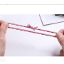 Wholesale traceless korean high elastic hair tie color matching hand-knotted knot hair tie rope Wholesale traceless korean high elastic hair tie color matching hand-knotted knot hair tie rope
