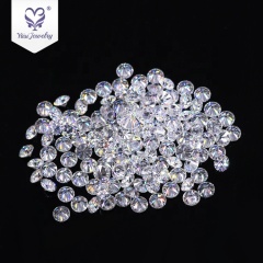 Wholesale 0.5carat white 5mm round brilliant cut natural moissanite