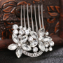 Flower design Bride crystal hair accessories wedding women bridal hair combs Flower design Bride crystal hair accessories wedding women bridal hair combs