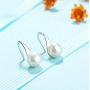 fashion simple women silver 925 freshwater pearl earrings for women 2020