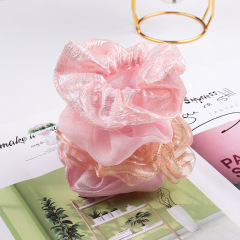 Fashion Wholesales custom Hair Accessories Hair Tie Elastic Strip Organza Hair Scrunchies