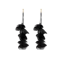 2019 women fashion silk tassel earings and necklace accessories for dress