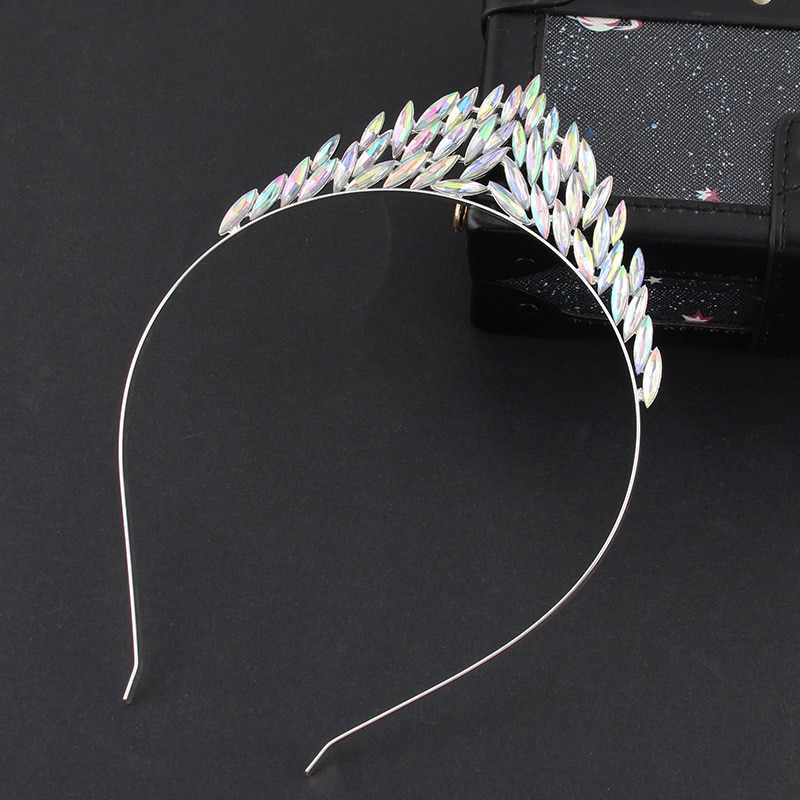 Wedding bride Beaded rhinestone Headbands Crystal Pearl Hairband Baroque Clasp Hair Accessories Woman
