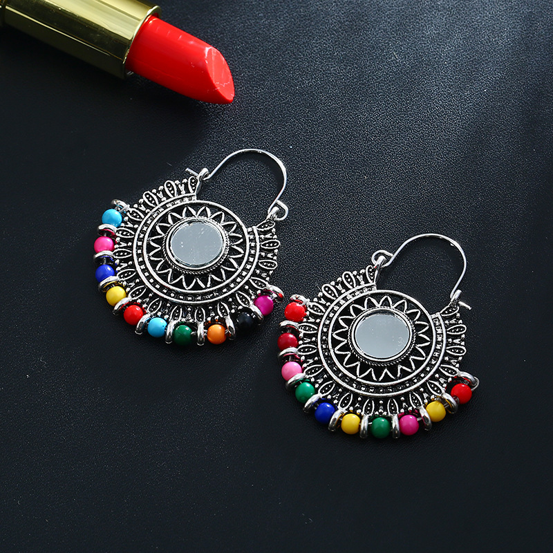Fashion personality bohemia vintga sun flower alloy beads women earrings Fashion personality bohemia vintga sun flower alloy beads women earrings