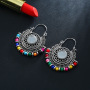 Fashion personality bohemia vintga sun flower alloy beads women earrings Fashion personality bohemia vintga sun flower alloy beads women earrings