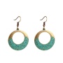 European and American Amazon explosion models bohemian turquoise earrings alloy ethnic retro hoop earrings European and American Amazon explosion models bohemian turquoise earrings alloy ethnic retro hoop earrings