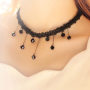 New Arrival Tassel Korean Fashion Lace Handmade Knit Choker Necklace for women