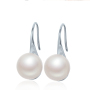 fashion simple women silver 925 freshwater pearl earrings for women 2020