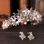 2019 Fashion women show party Rhinestone hair baroque wedding bride bridal crowns