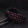 Women's Hair Accessories headband black Cross Knot rose flower hairband