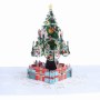 OEM amazon new laser cut handmade tree christmas 3d pop up card