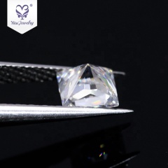 VVS clarity jewelry making 5.5mm 1carat princess cut moissanite