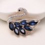 2020 new baroque Latest Fashion Flower Crystal Custom brooch Pearl Jewelry rhinestone brooch pins
