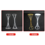 custom Gold metal Road Lead iron metal flower holder  for Wedding Centerpiece Decoration