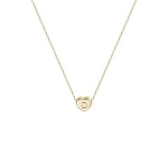 Amazon Hot Sale Women Customized Personalized Statement Heart Shaped Letter Jewelry Necklaces