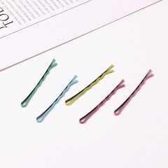 Mixed Color Hair Clips Barrette Simple Hairpin For Alloy Hair Accessories