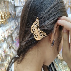 Victoria baroque wedding metal hair accessories pin ribbon bow butterfly  hair clip