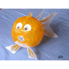wholesale money tiger ball shape blow chinese japanese paper ball balloon for decoration