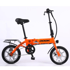 Wholesale custom logo 14 inch folding battery bicycle electric e bike for sale