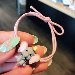 Korean cute cartoon elephant rope girl hair accessories hair ornament bulk hair ties