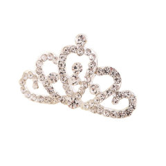 wholesale 2020 ins fall winter couronne decoration metal litter mini princess hair comb small crown comb